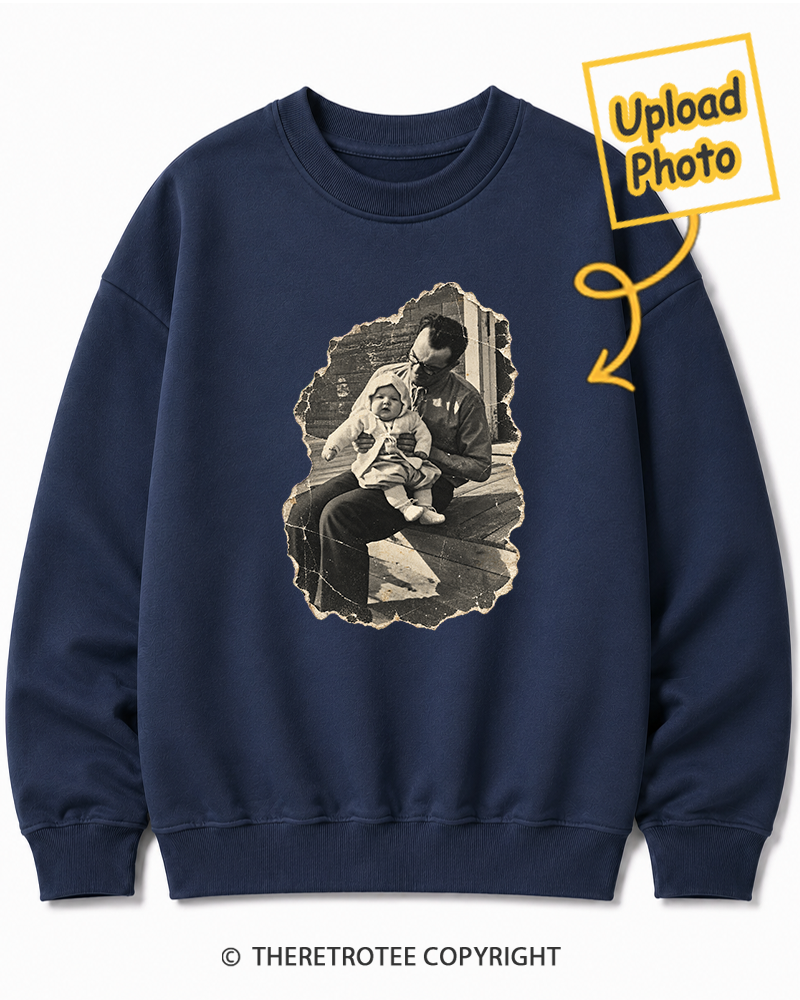 TheRetroTee Personalized Dad in 1970 Sweatshirt