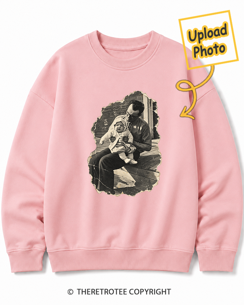 TheRetroTee Personalized Dad in 1970 Sweatshirt