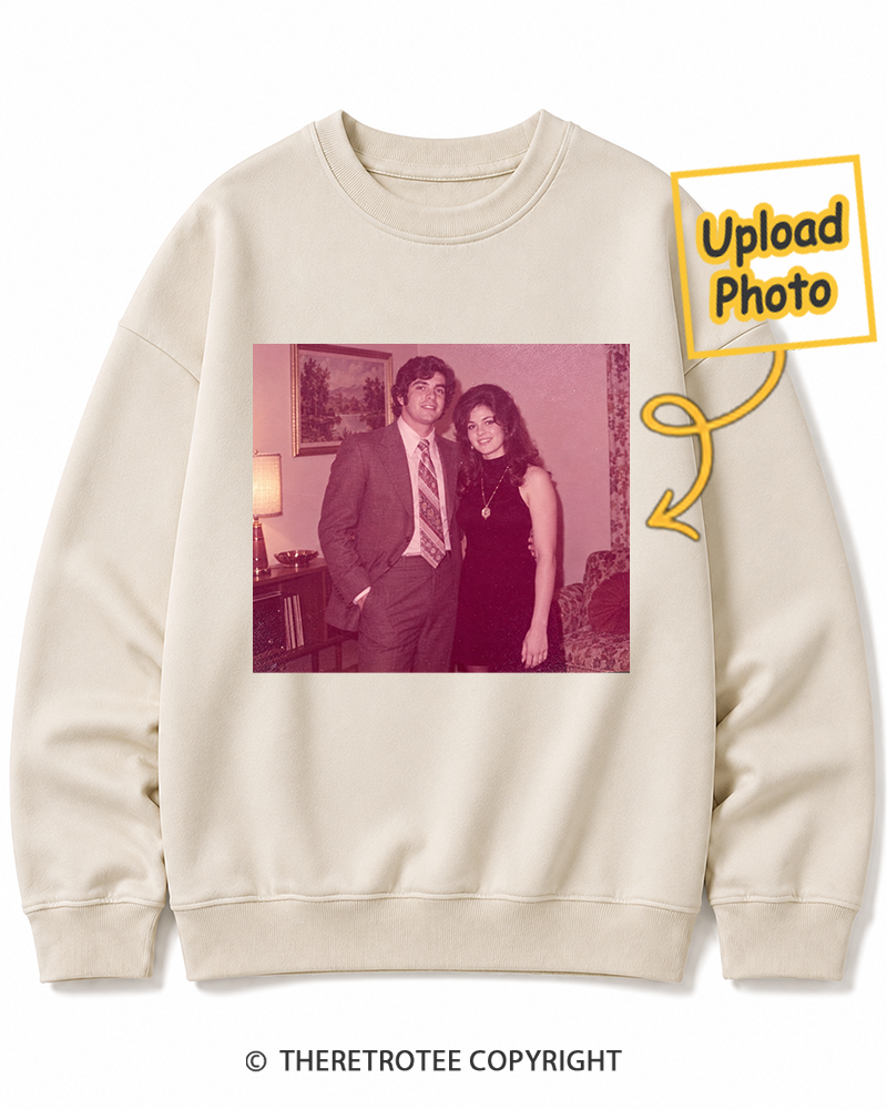 TheRetroTee Personalized Grandma & Grandpa 1965 Sweatshirt