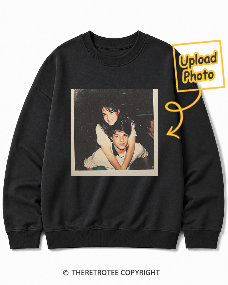 TheRetroTee Personalized High School Sweethearts 1978 Sweatshirt