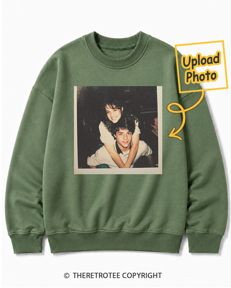 TheRetroTee Personalized High School Sweethearts 1978 Sweatshirt