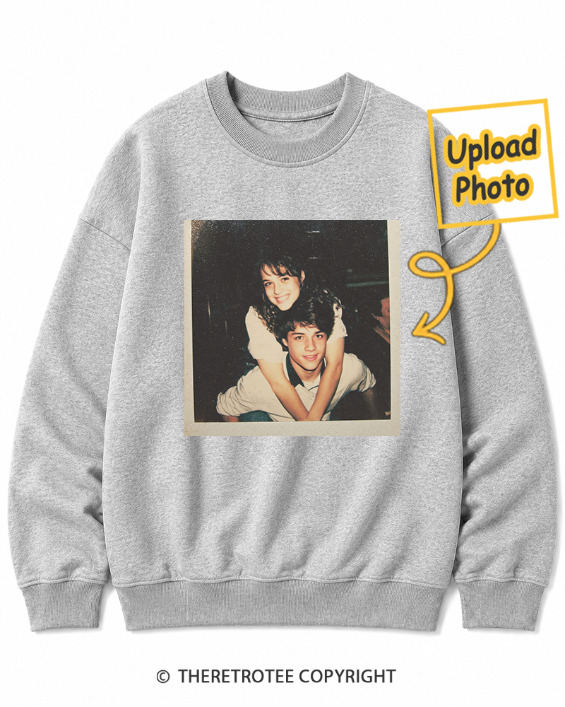 TheRetroTee Personalized High School Sweethearts 1978 Sweatshirt