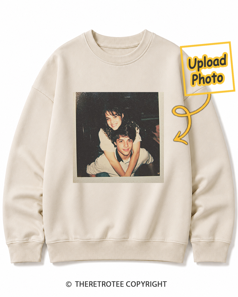 TheRetroTee Personalized High School Sweethearts 1978 Sweatshirt