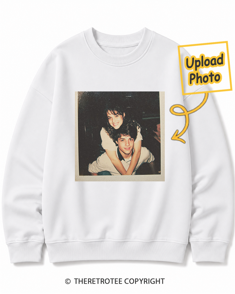 TheRetroTee Personalized High School Sweethearts 1978 Sweatshirt