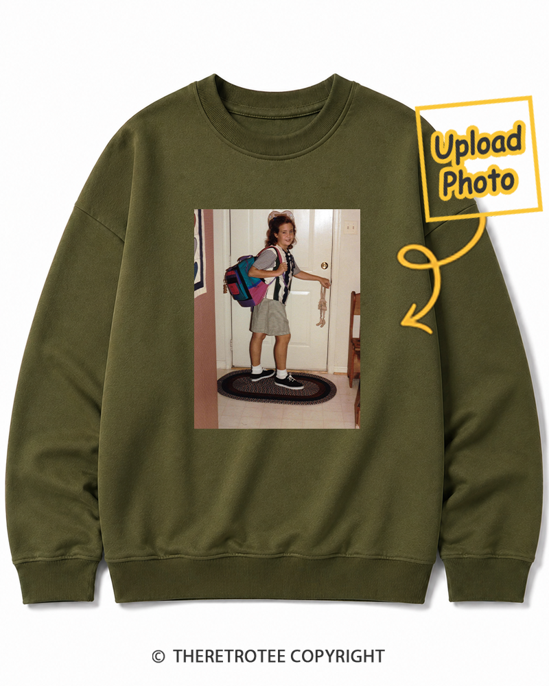 TheRetroTee Personalized First Day of School 1980 Sweatshirt