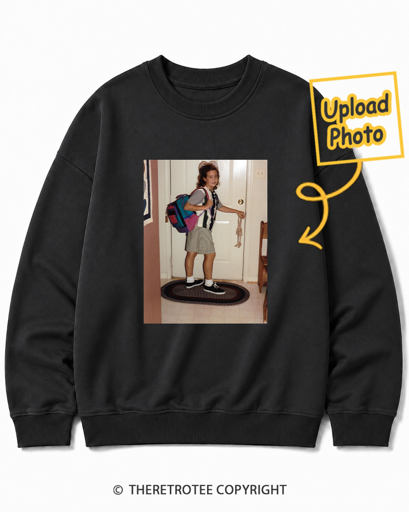 TheRetroTee Personalized First Day of School 1980 Sweatshirt