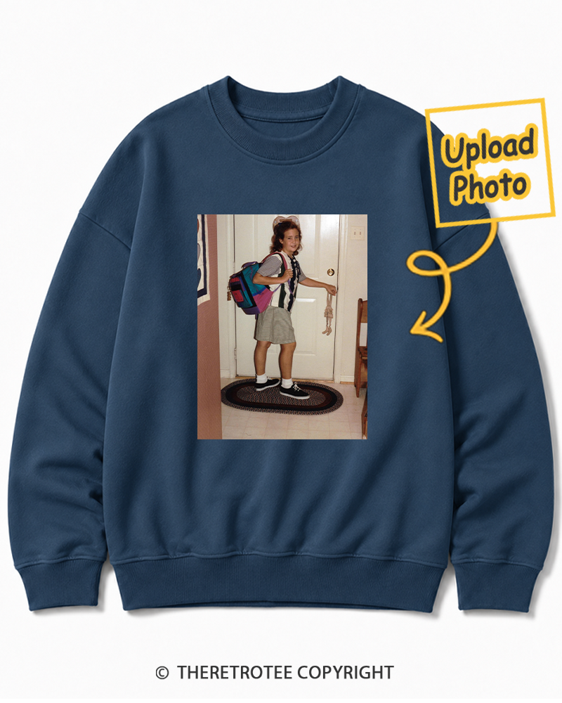 TheRetroTee Personalized First Day of School 1980 Sweatshirt