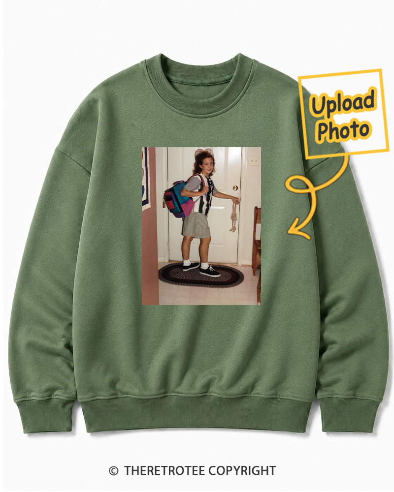 TheRetroTee Personalized First Day of School 1980 Sweatshirt