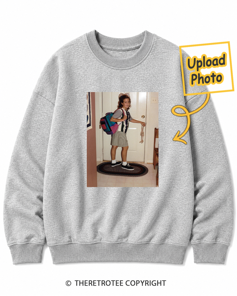 TheRetroTee Personalized First Day of School 1980 Sweatshirt