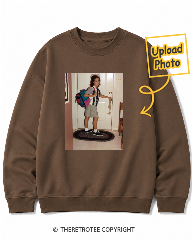 TheRetroTee Personalized First Day of School 1980 Sweatshirt