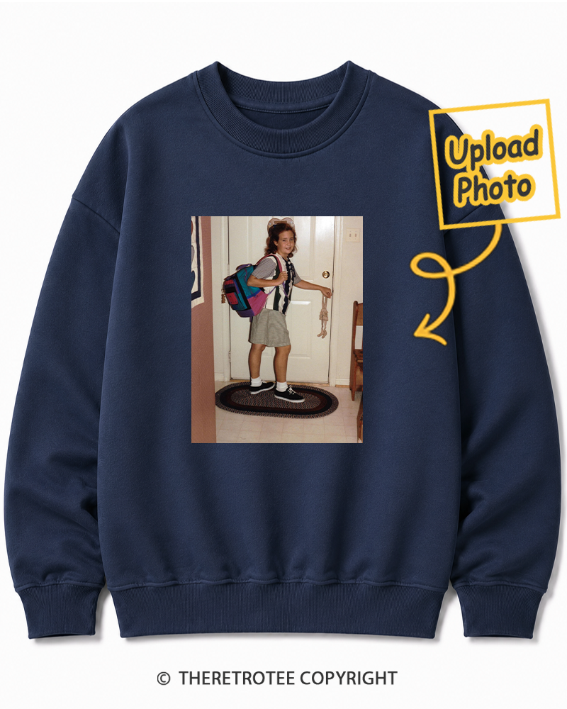 TheRetroTee Personalized First Day of School 1980 Sweatshirt