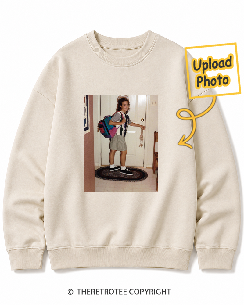 TheRetroTee Personalized First Day of School 1980 Sweatshirt