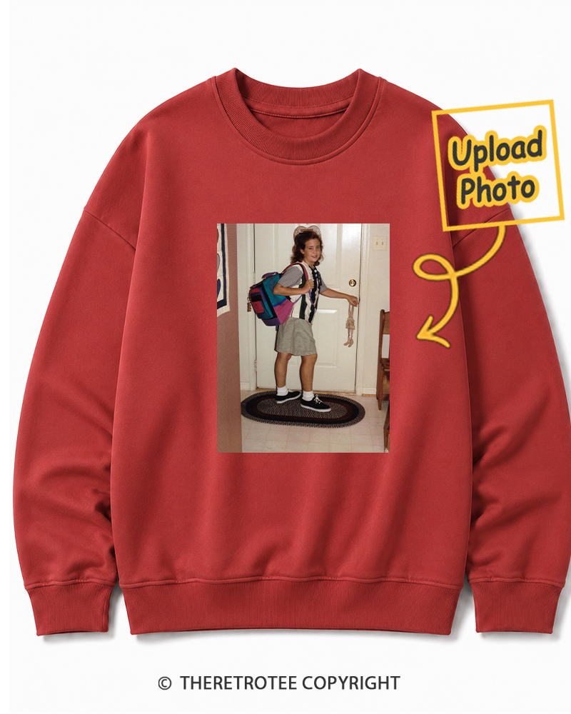 TheRetroTee Personalized First Day of School 1980 Sweatshirt