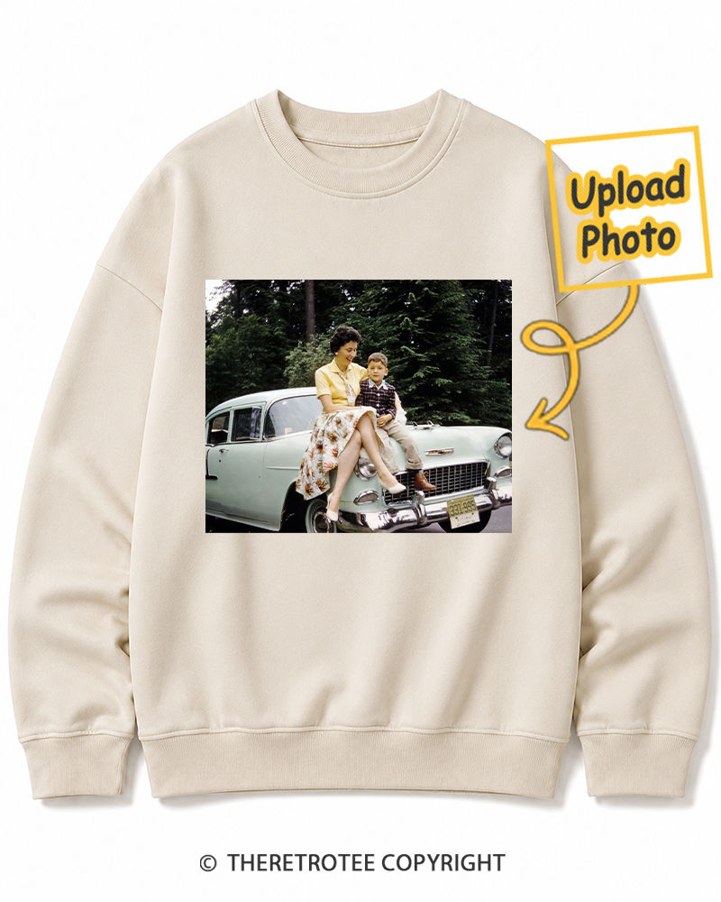 TheRetroTee Personalized Born in 1965 Sweatshirt