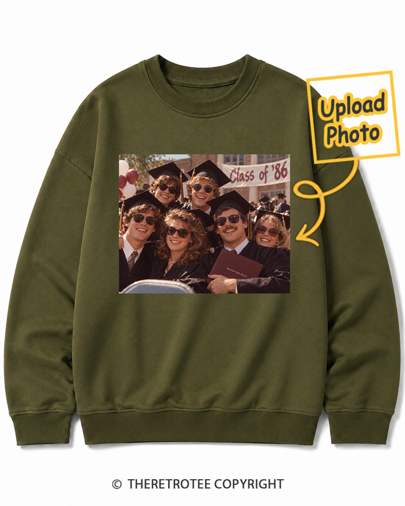 TheRetroTee Personalized College Days 1986 Sweatshirt