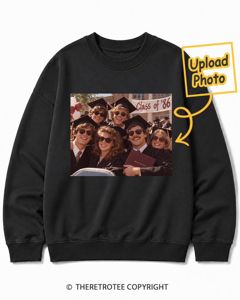 TheRetroTee Personalized College Days 1986 Sweatshirt