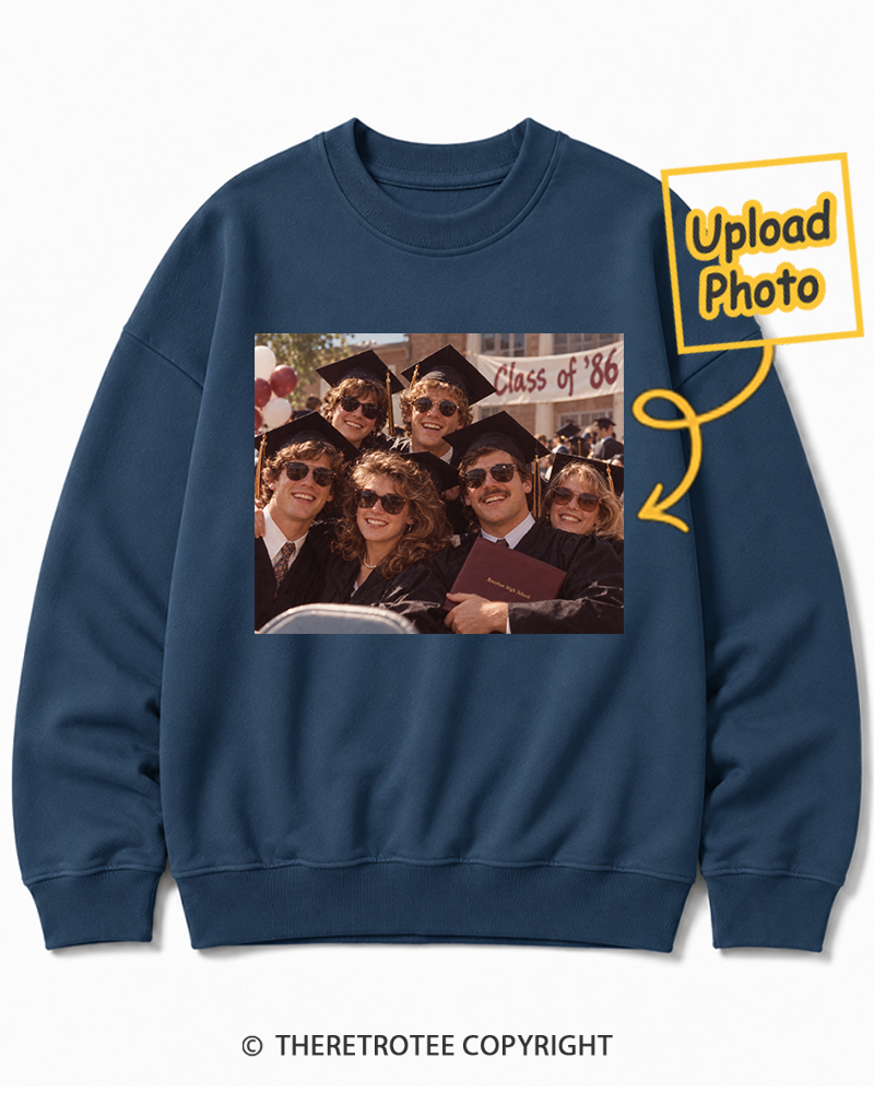 TheRetroTee Personalized College Days 1986 Sweatshirt