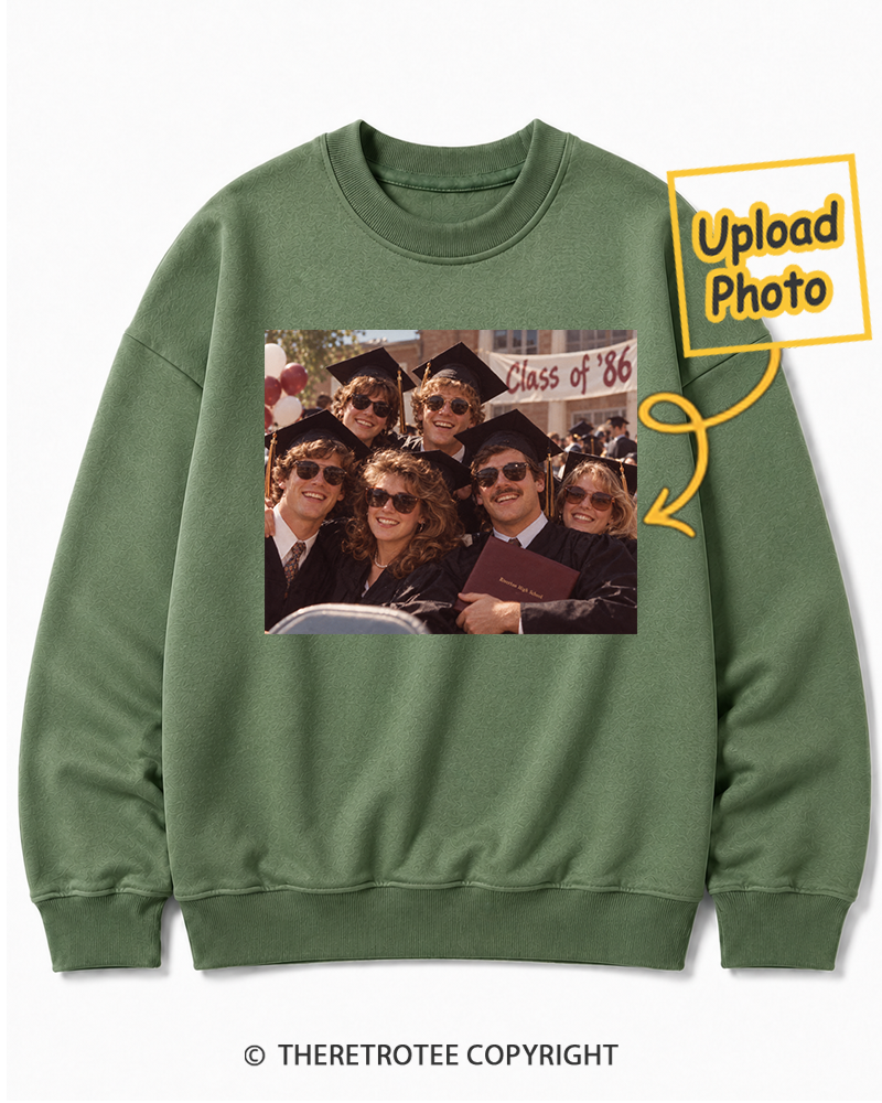 TheRetroTee Personalized College Days 1986 Sweatshirt
