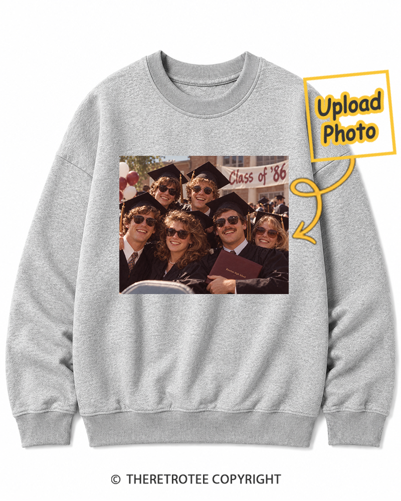 TheRetroTee Personalized College Days 1986 Sweatshirt