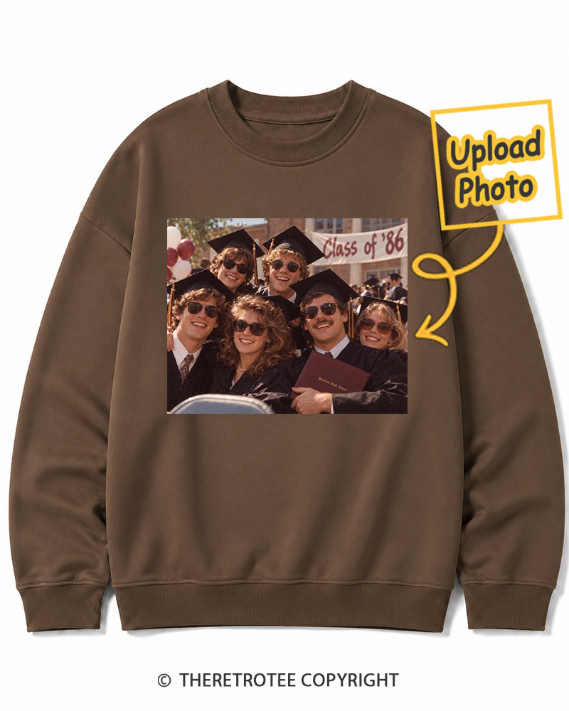 TheRetroTee Personalized College Days 1986 Sweatshirt