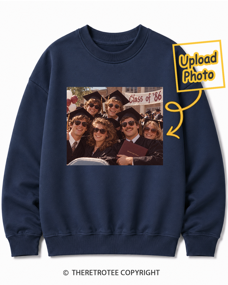 TheRetroTee Personalized College Days 1986 Sweatshirt