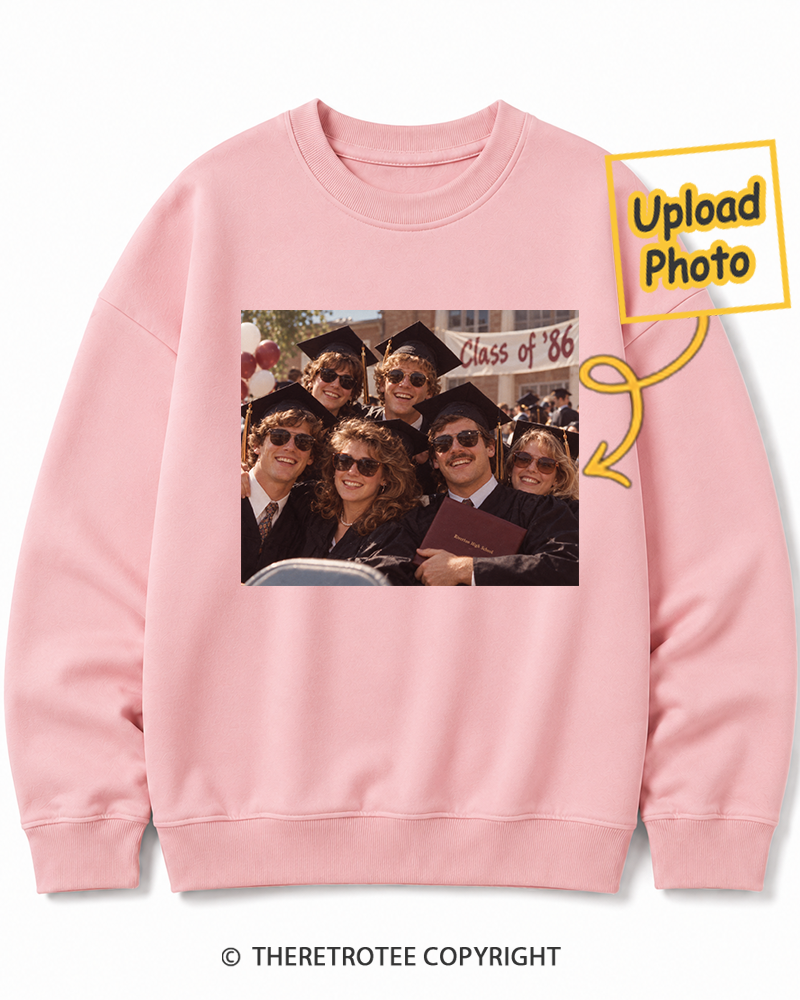 TheRetroTee Personalized College Days 1986 Sweatshirt