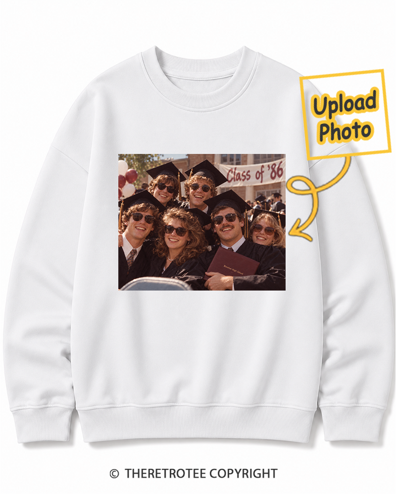 TheRetroTee Personalized College Days 1986 Sweatshirt