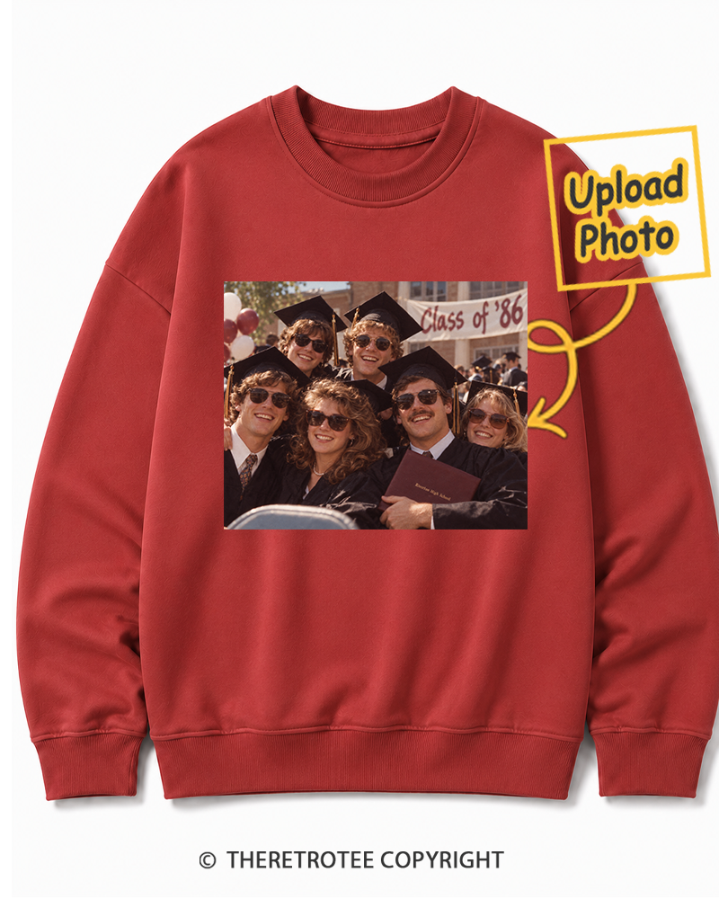 TheRetroTee Personalized College Days 1986 Sweatshirt