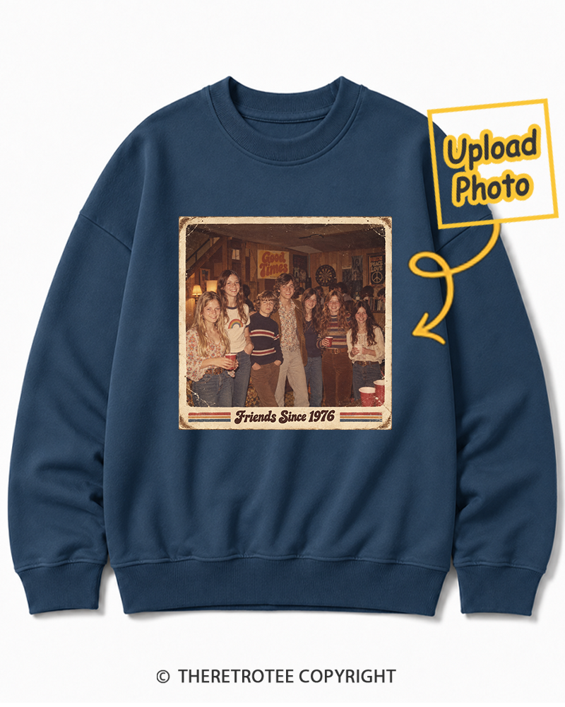 TheRetroTee Personalized Still Friends Since 1969 Sweatshirt