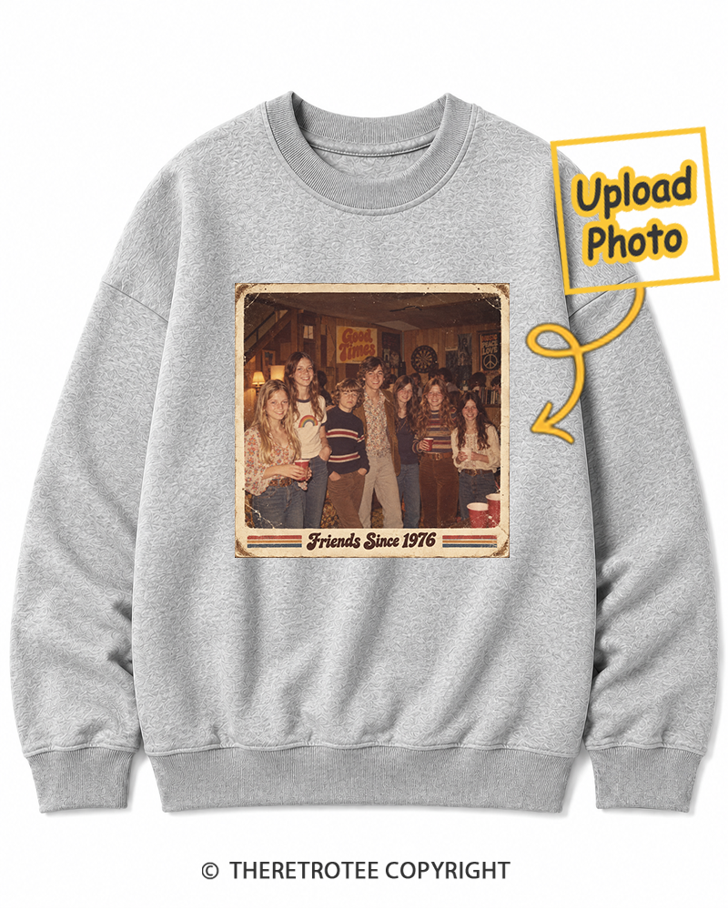 TheRetroTee Personalized Still Friends Since 1969 Sweatshirt