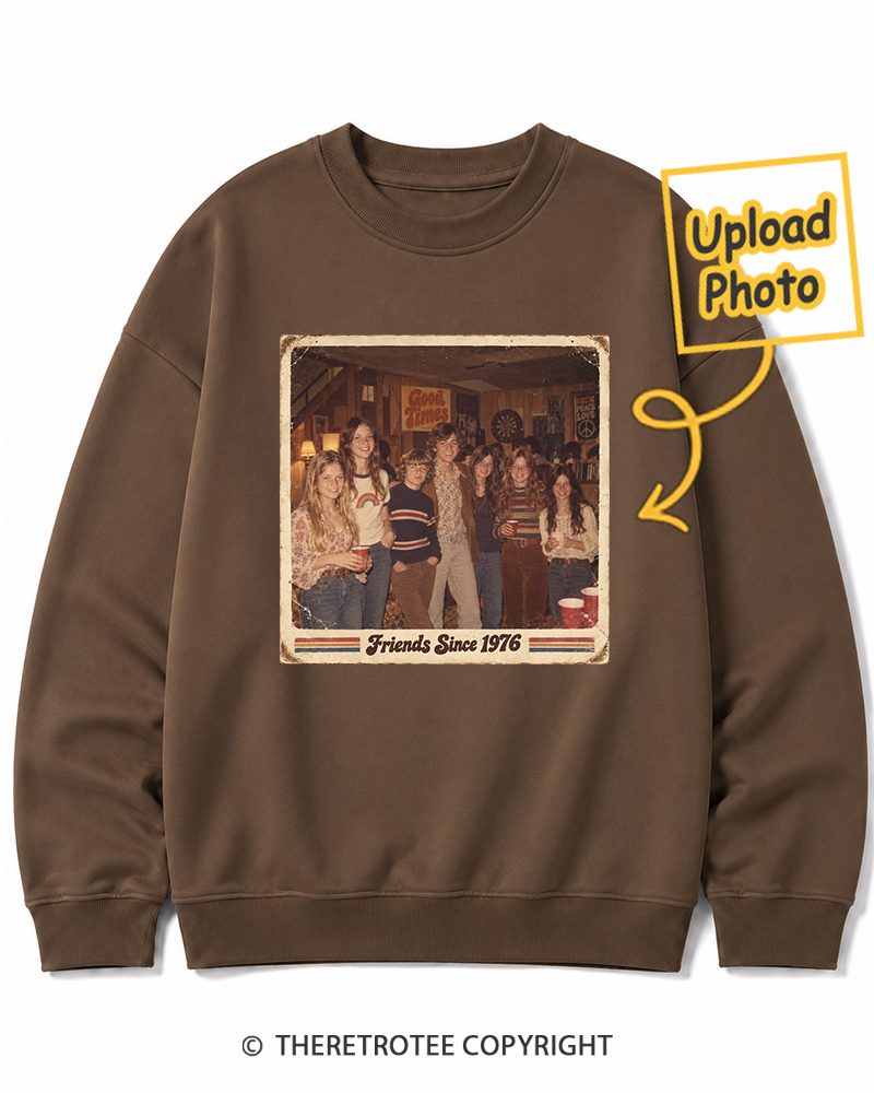 TheRetroTee Personalized Still Friends Since 1969 Sweatshirt