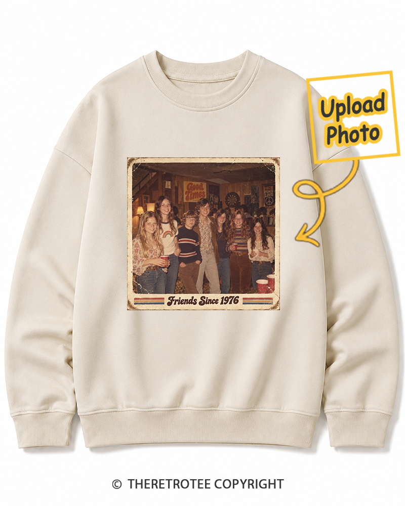 TheRetroTee Personalized Still Friends Since 1969 Sweatshirt