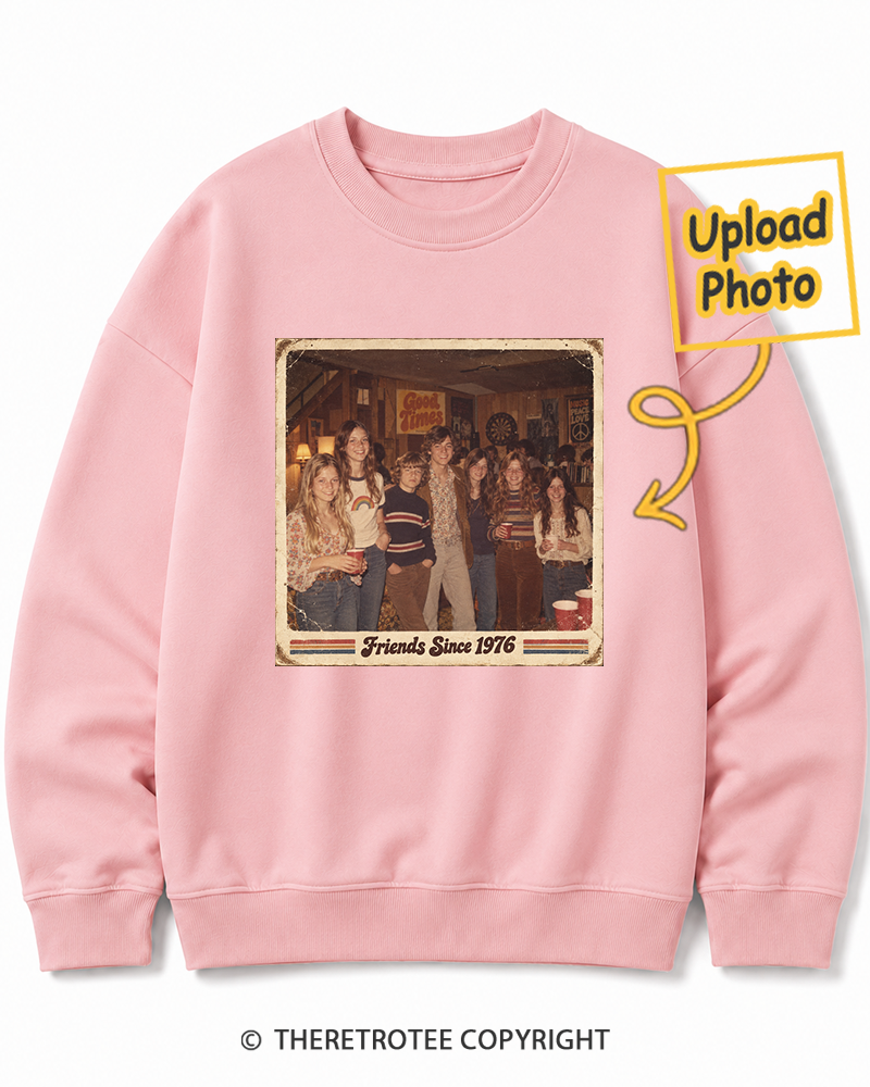 TheRetroTee Personalized Still Friends Since 1969 Sweatshirt