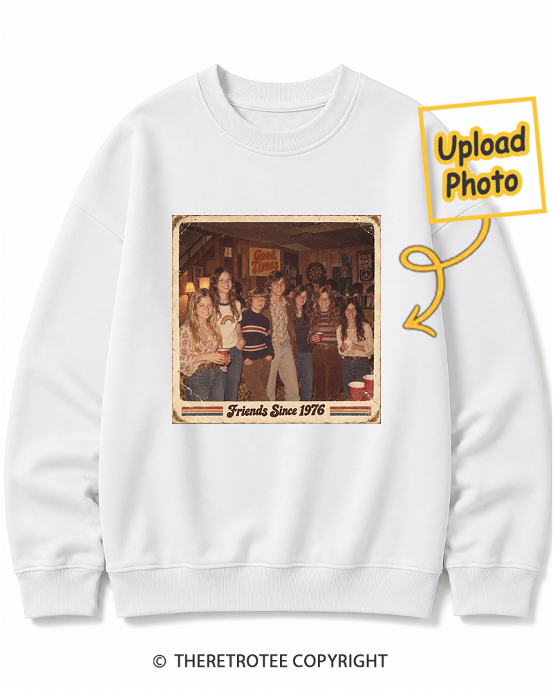 TheRetroTee Personalized Still Friends Since 1969 Sweatshirt
