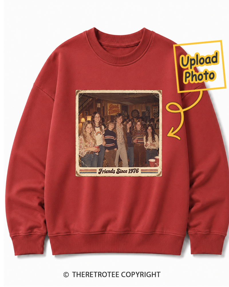 TheRetroTee Personalized Still Friends Since 1969 Sweatshirt