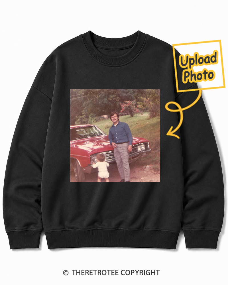 TheRetroTee Personalized My First Car 1968 Sweatshirt