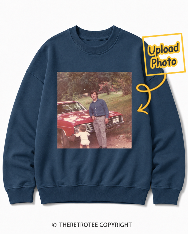 TheRetroTee Personalized My First Car 1968 Sweatshirt