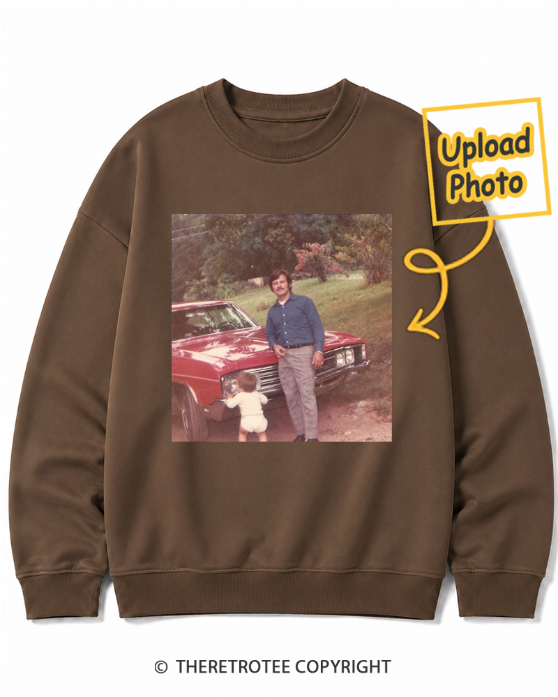 TheRetroTee Personalized My First Car 1968 Sweatshirt