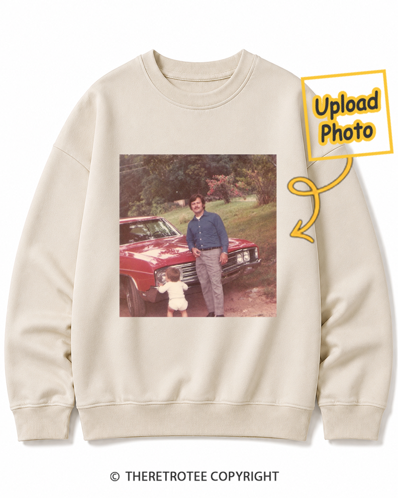 TheRetroTee Personalized My First Car 1968 Sweatshirt