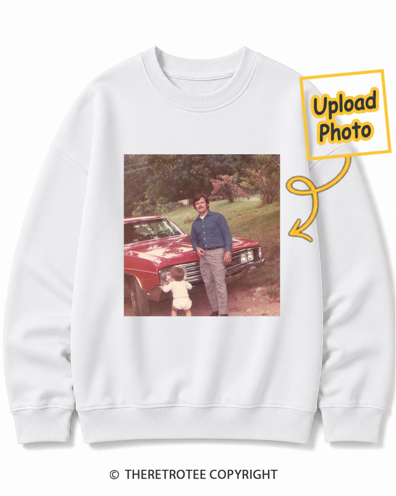 TheRetroTee Personalized My First Car 1968 Sweatshirt
