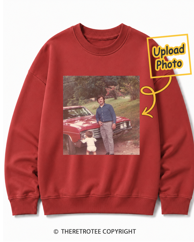 TheRetroTee Personalized My First Car 1968 Sweatshirt