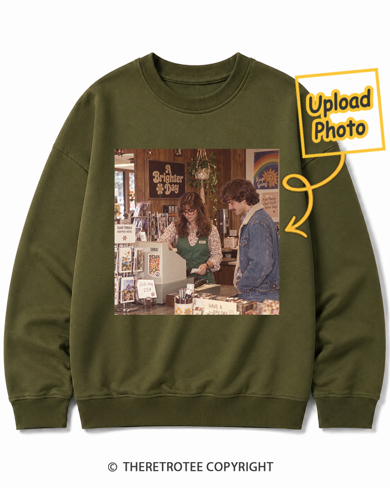 TheRetroTee Personalized My First Job 1974 Sweatshirt