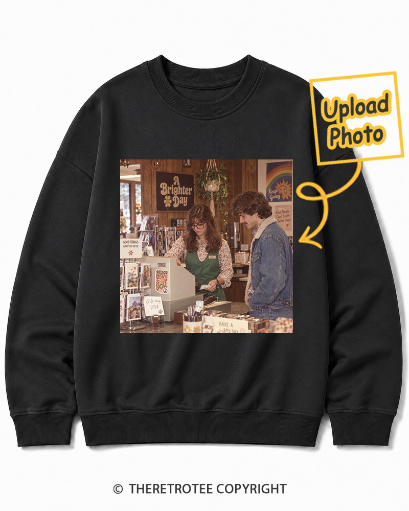 TheRetroTee Personalized My First Job 1974 Sweatshirt