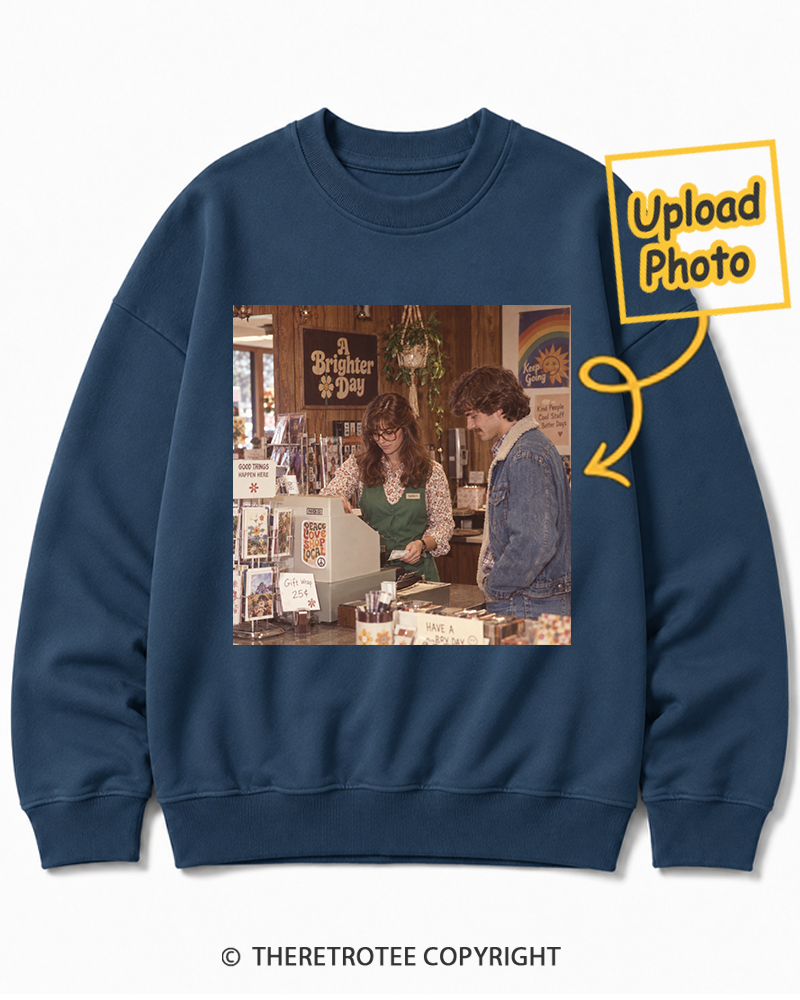 TheRetroTee Personalized My First Job 1974 Sweatshirt