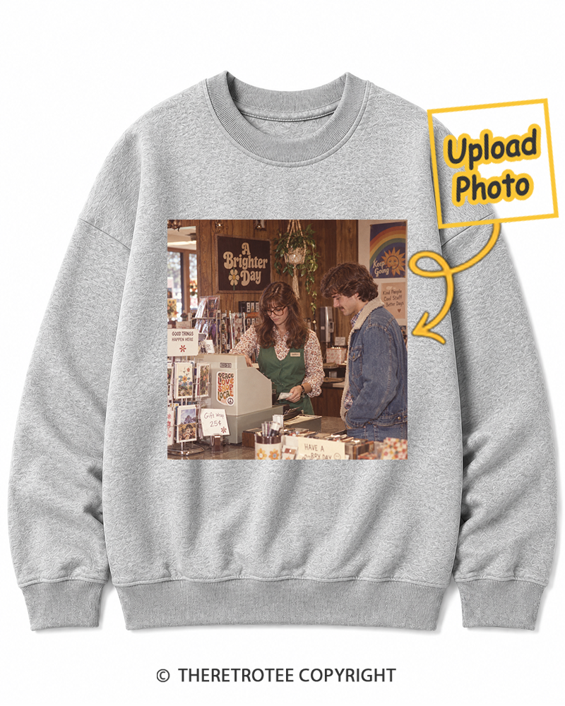 TheRetroTee Personalized My First Job 1974 Sweatshirt
