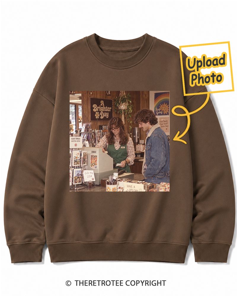 TheRetroTee Personalized My First Job 1974 Sweatshirt