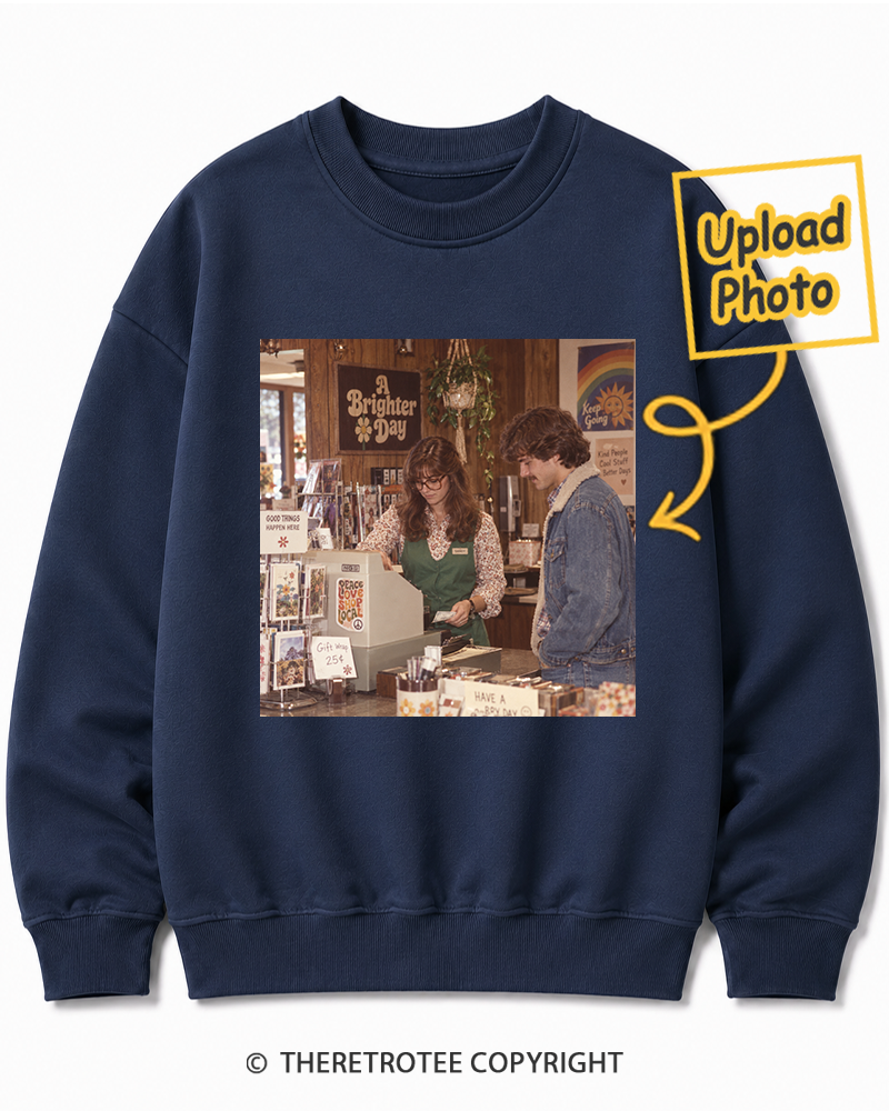 TheRetroTee Personalized My First Job 1974 Sweatshirt