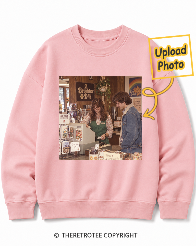 TheRetroTee Personalized My First Job 1974 Sweatshirt