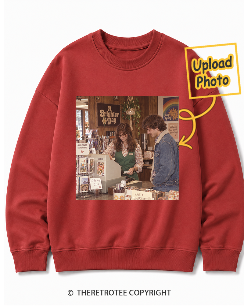 TheRetroTee Personalized My First Job 1974 Sweatshirt