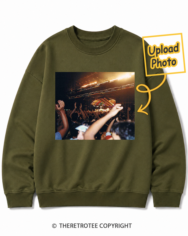 TheRetroTee Personalized My First Concert 1981 Sweatshirt